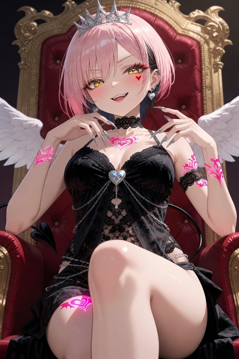 【リリス様】パンチラ玉座
