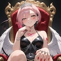 【リリス様】パンチラ玉座 4枚目