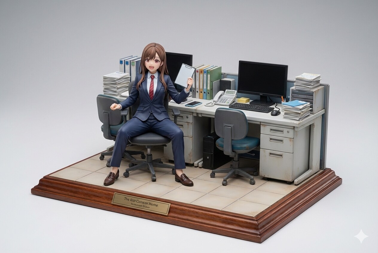 桐島さんフィギュアとジオラマセット