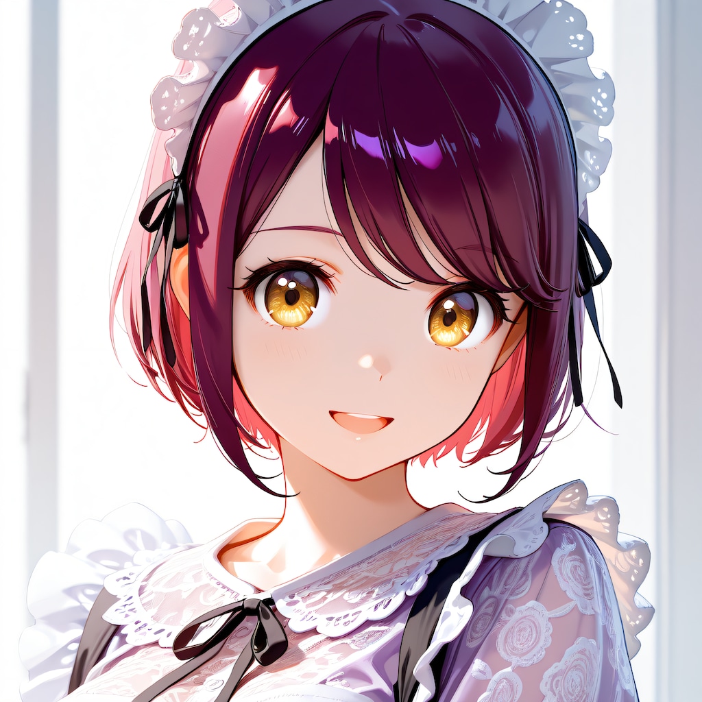 おはようございます（挨拶メイドの芽衣ちゃん）