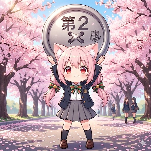 ボツ絵(卒業式)