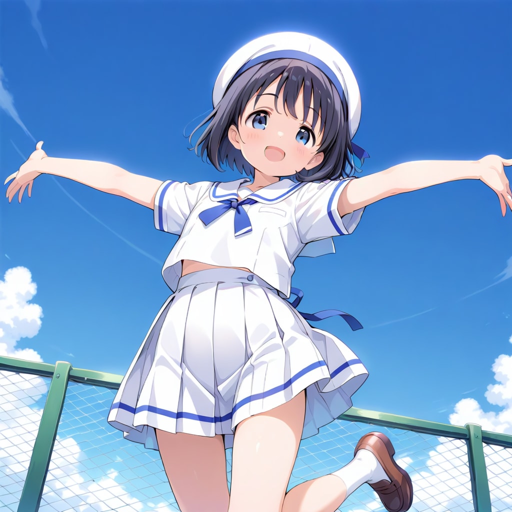 屋上にて | の人気AIイラスト・グラビア