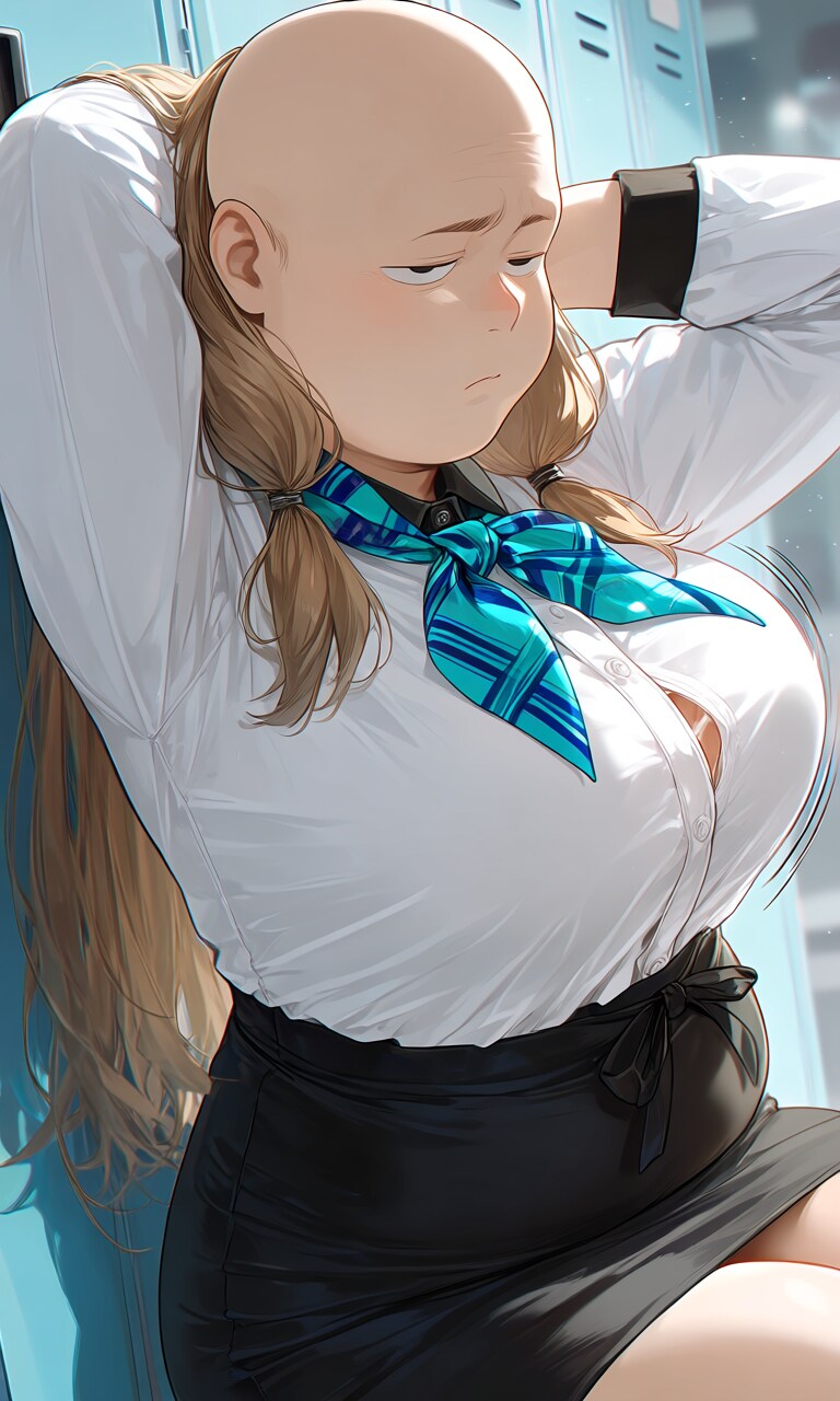 【これはw】看板娘を作ってる時に融合した絵w