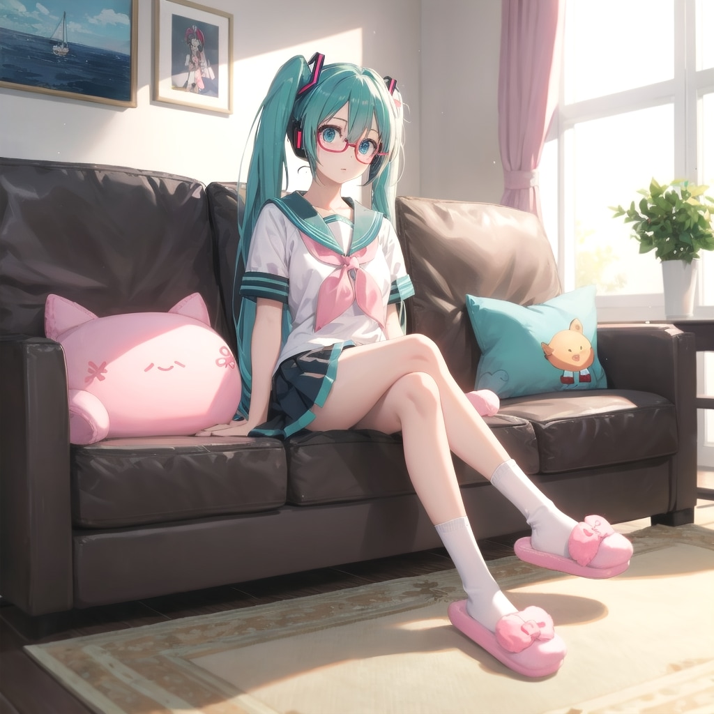 眼鏡ミク