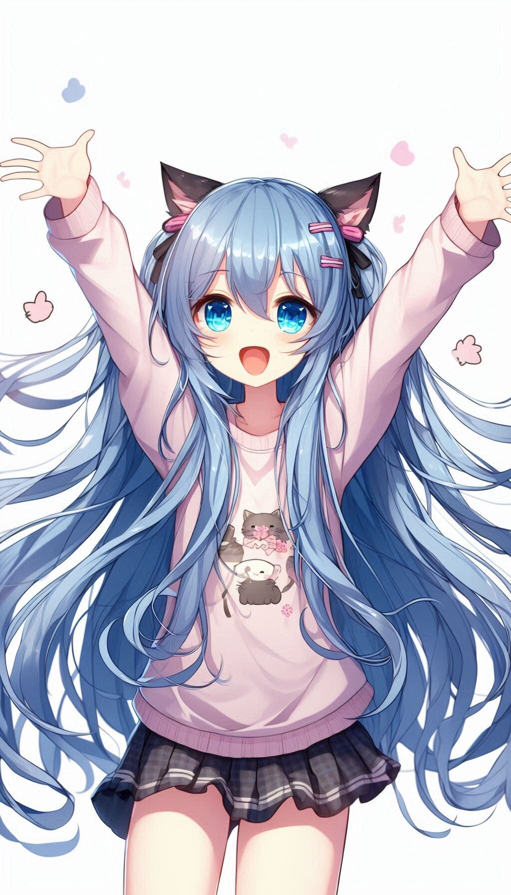 仕事から解放されて喜ぶさくら