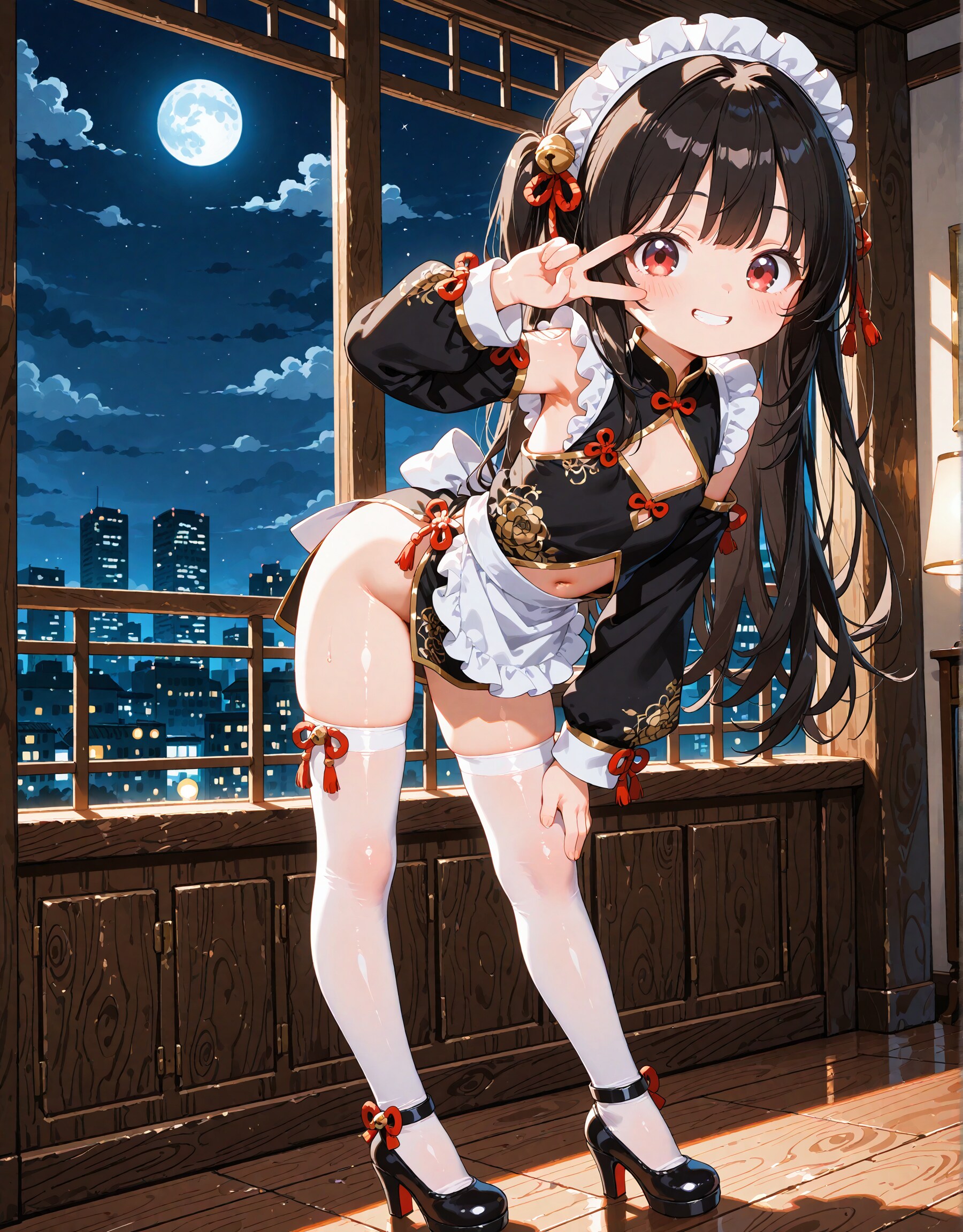 ノーパンチャイナメイド