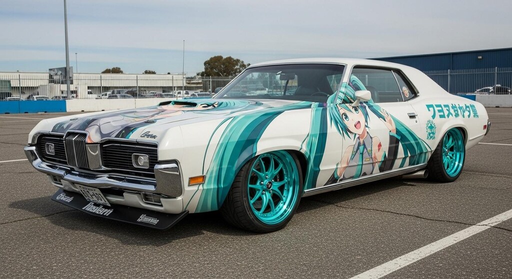 マーキュリークーガー初音ミク痛車