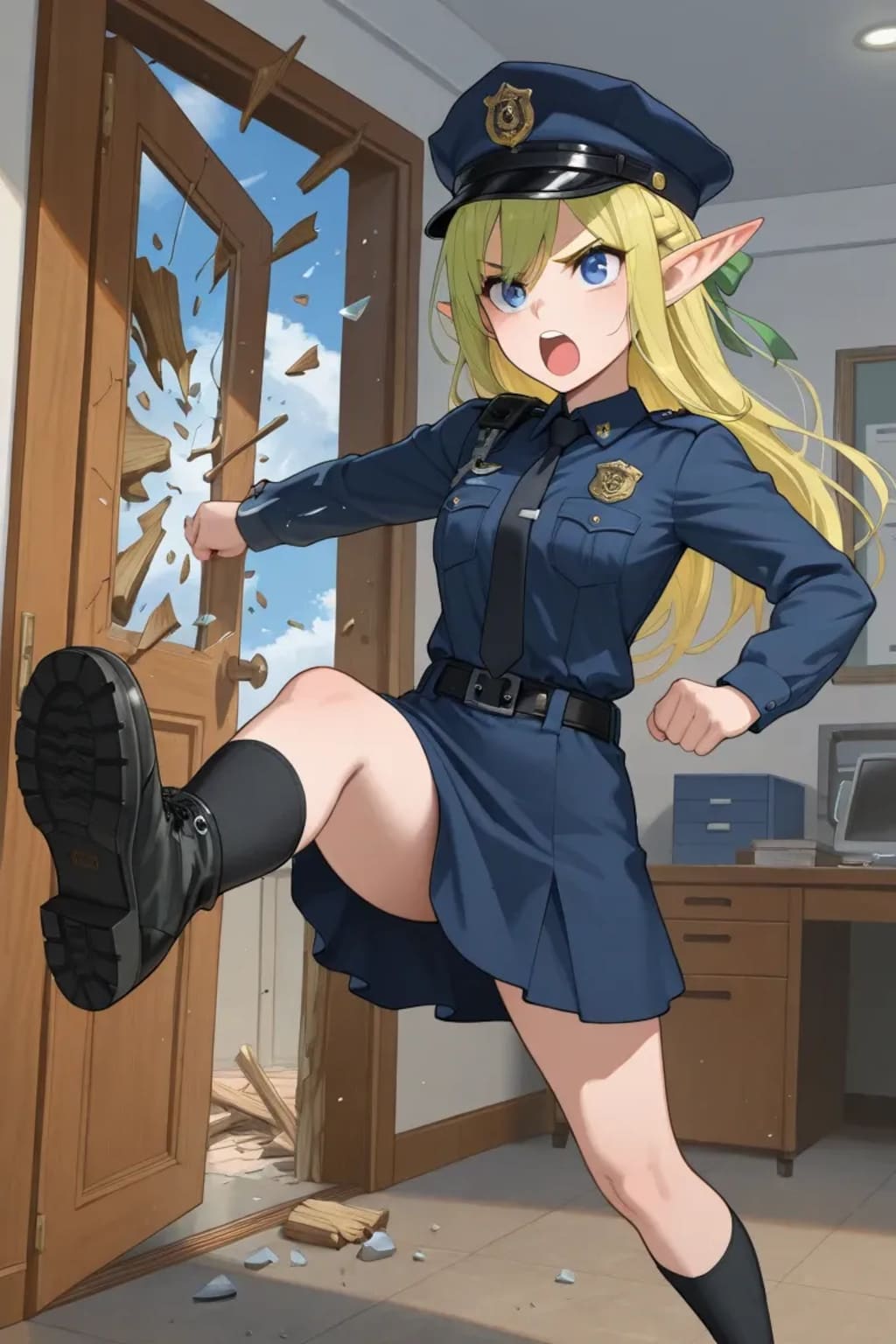 警察や！開けんかいゴラァ！