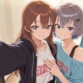 仲良しな2人の自撮り 3枚目