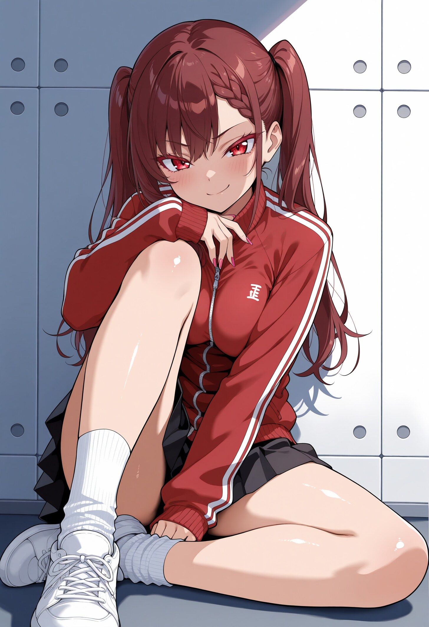 ジャージスカート娘