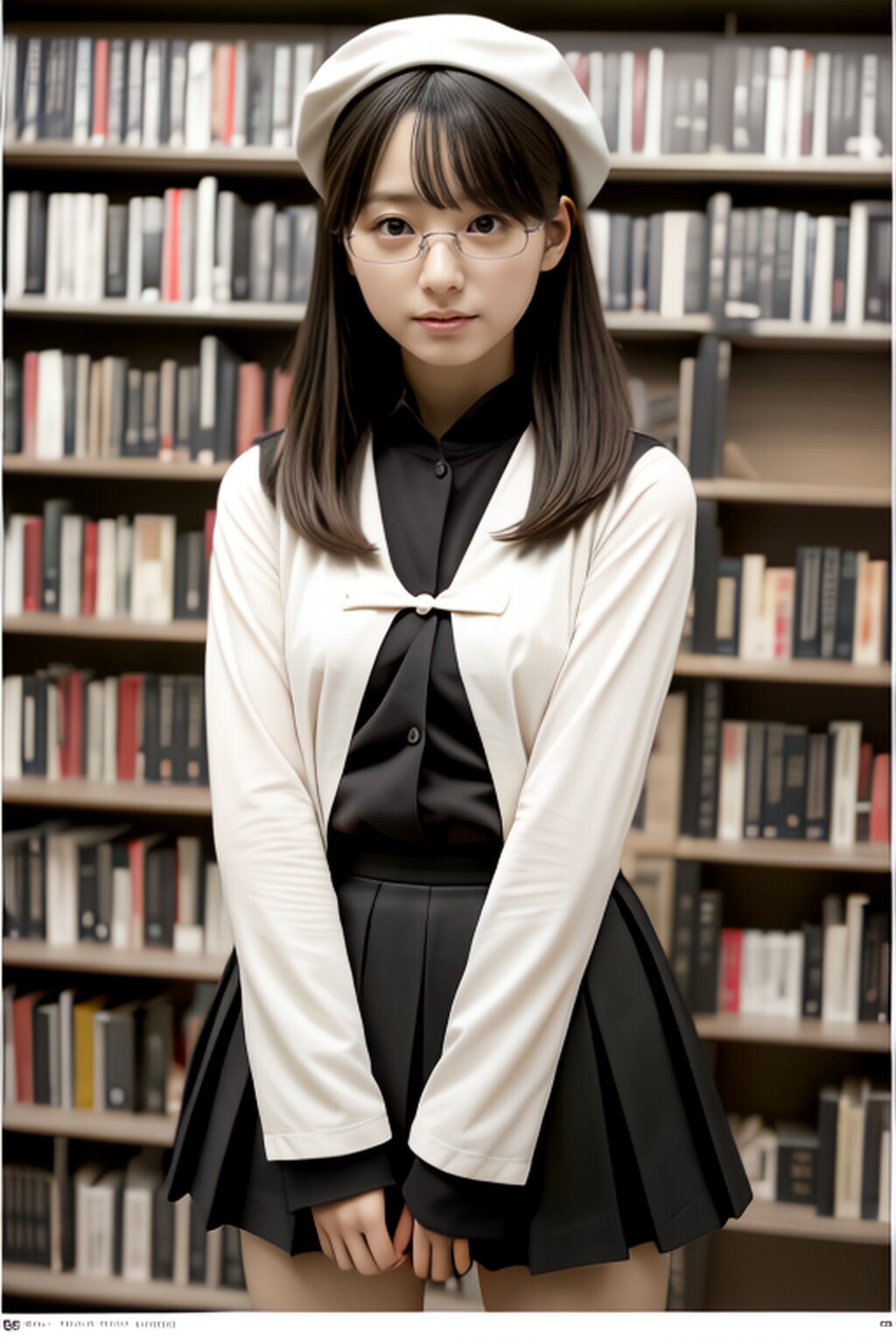 メガネベレー帽