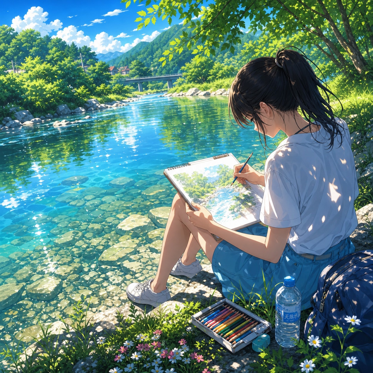 美術部女子 | の人気AIイラスト・グラビア