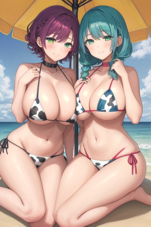 牛柄ビキニ