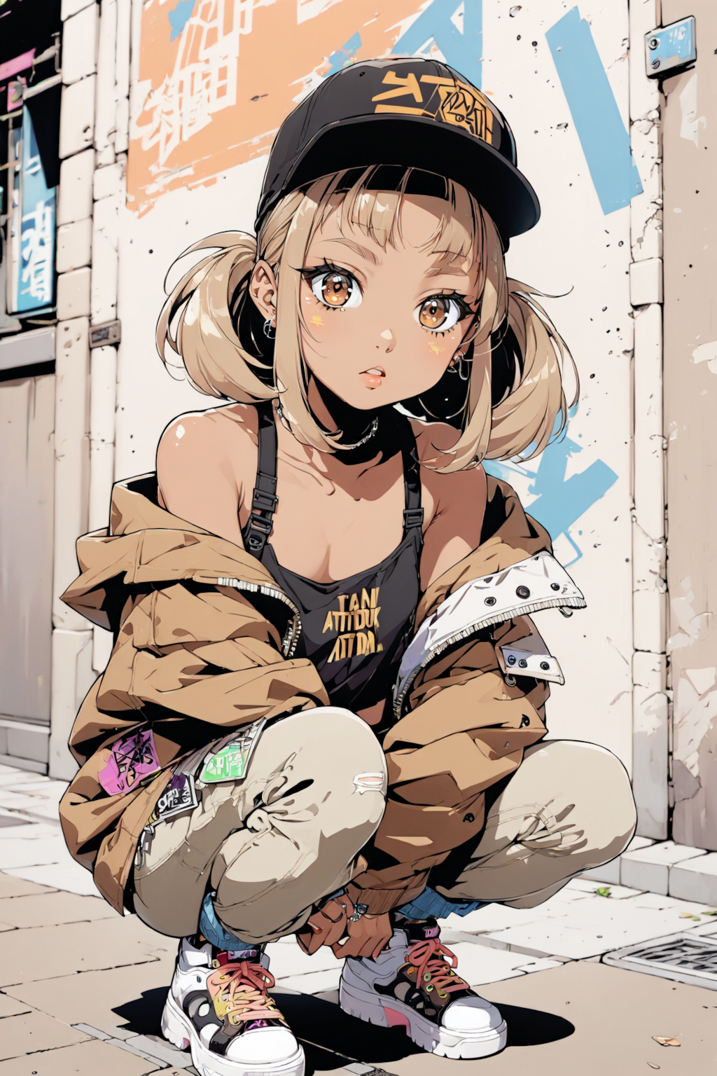 Street Bare Shoulders