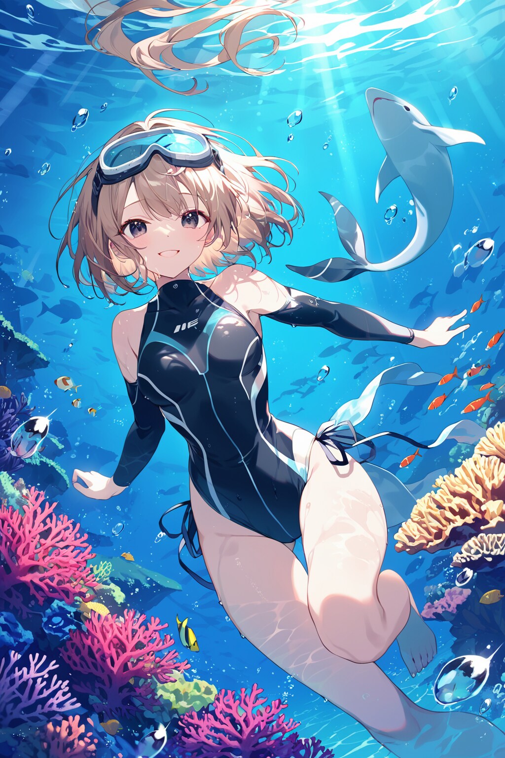 海の中
