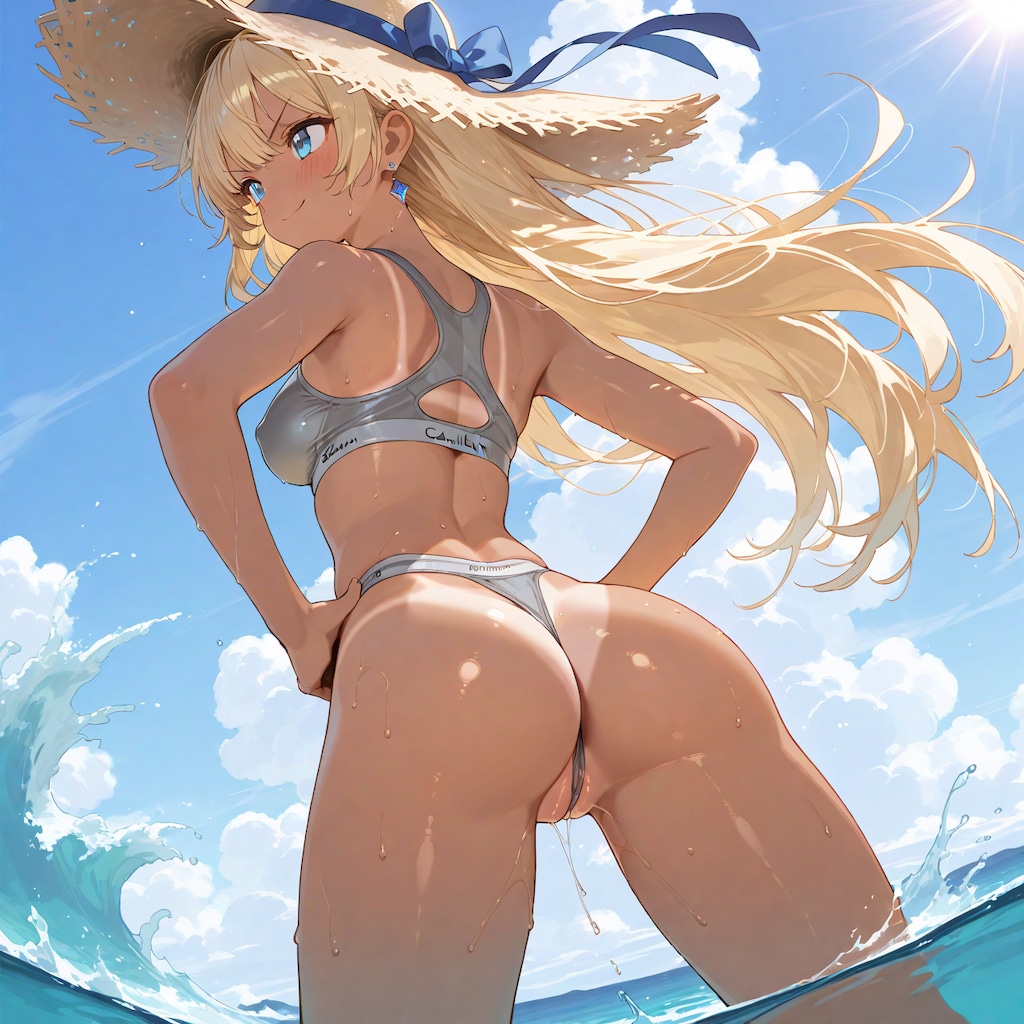 Tバック！（でも水着じゃない）