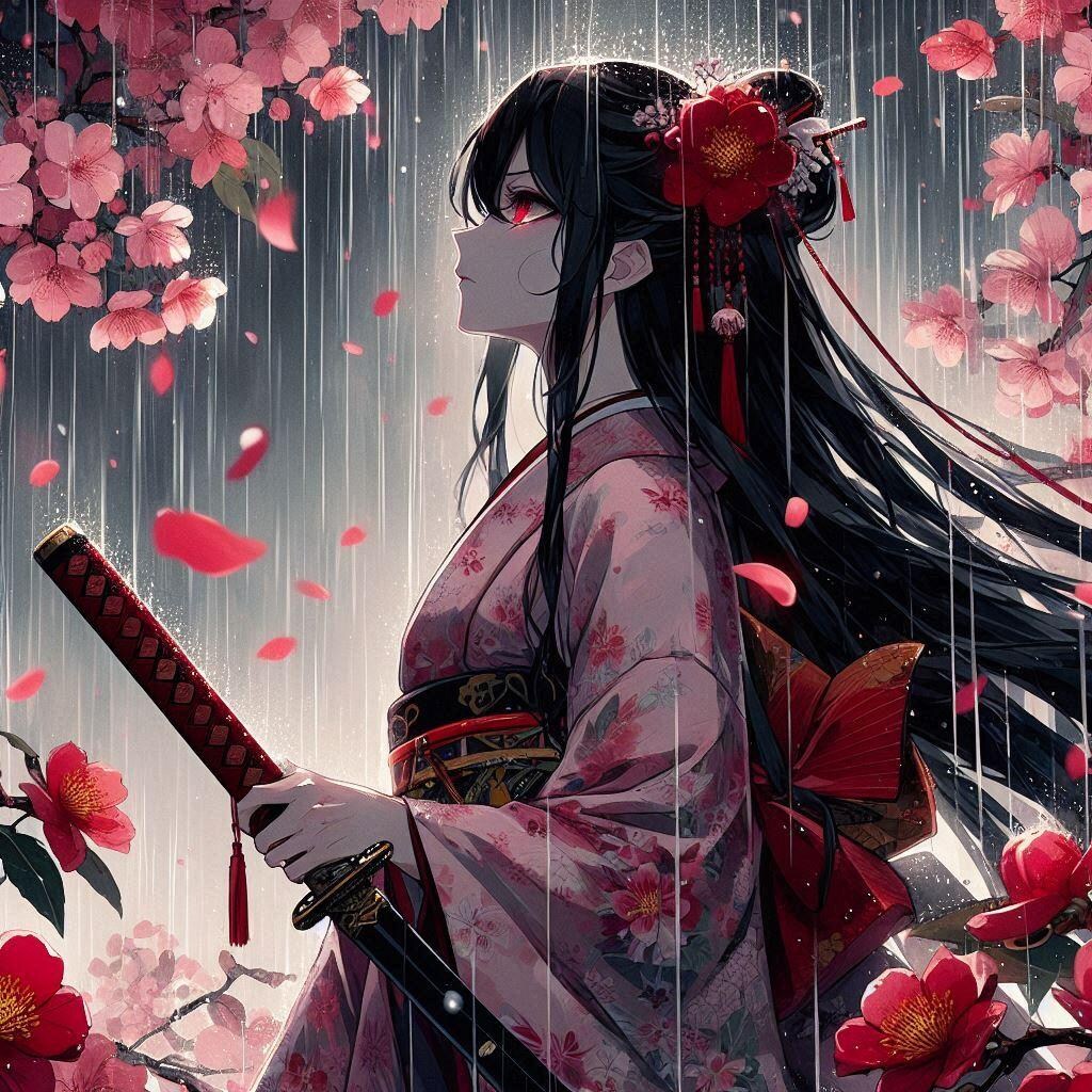 [曲付き]桜雨とツバキさん