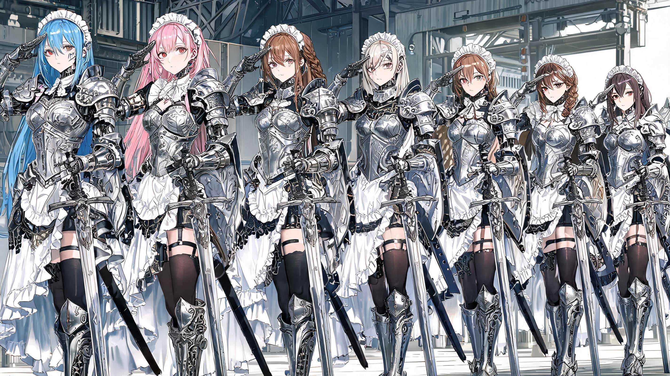 萌え萌えきゅん🗡️🛡️ | の人気AIイラスト・グラビア