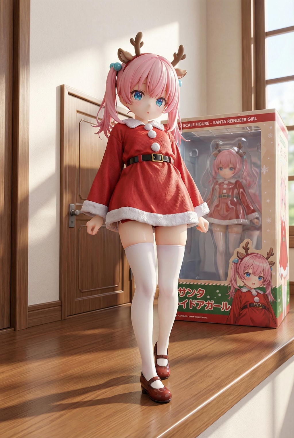 腰痛でダウンしたサンタさんが代わりに孫を寄越してきて戸惑うトナカイちゃん