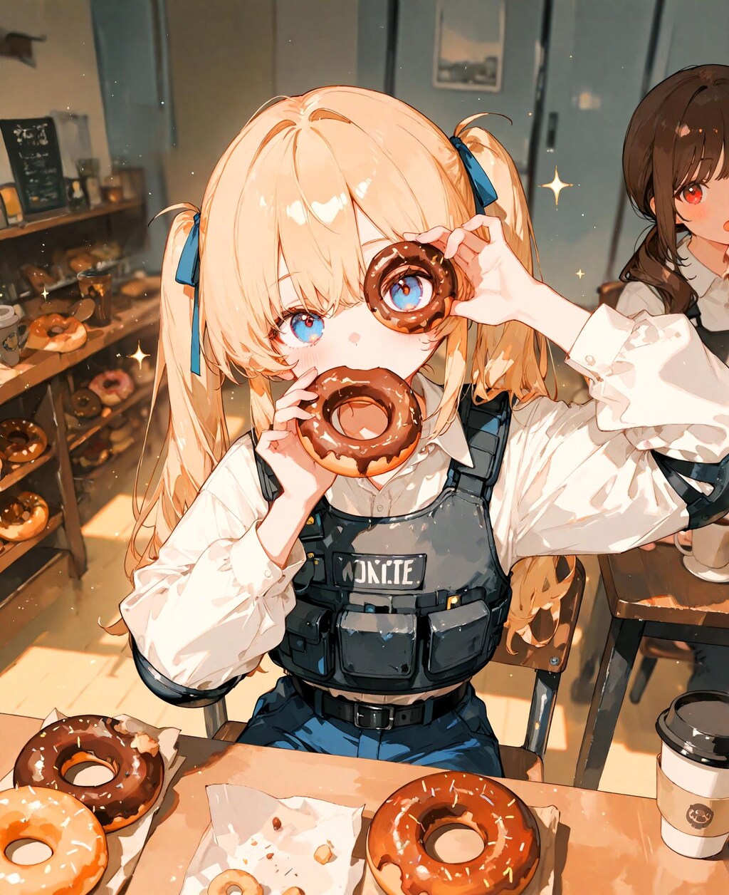 ドーナツと警察少女