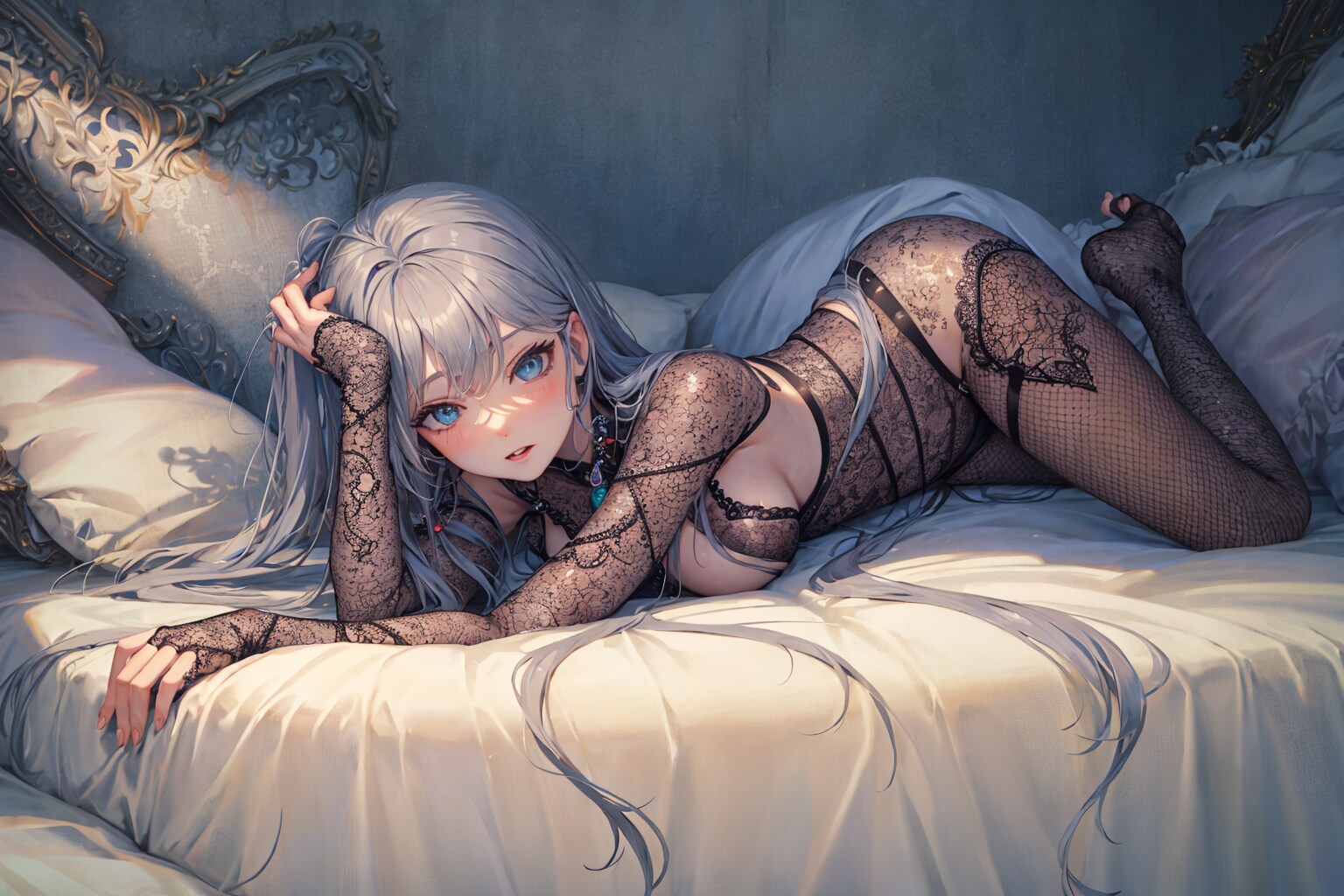 長い髪の女