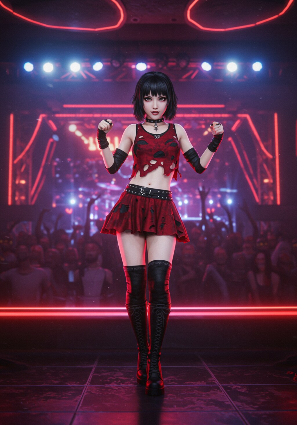 パンク系地下アイドル