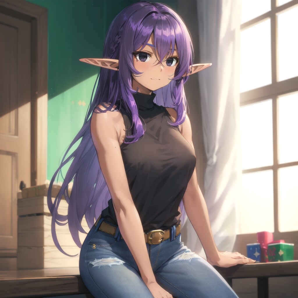 Fカップのダークエルフちゃんでうっとりした表情と注文した結果、何故か胸サイズ変わらないっぽい上にスンって顔になったorz