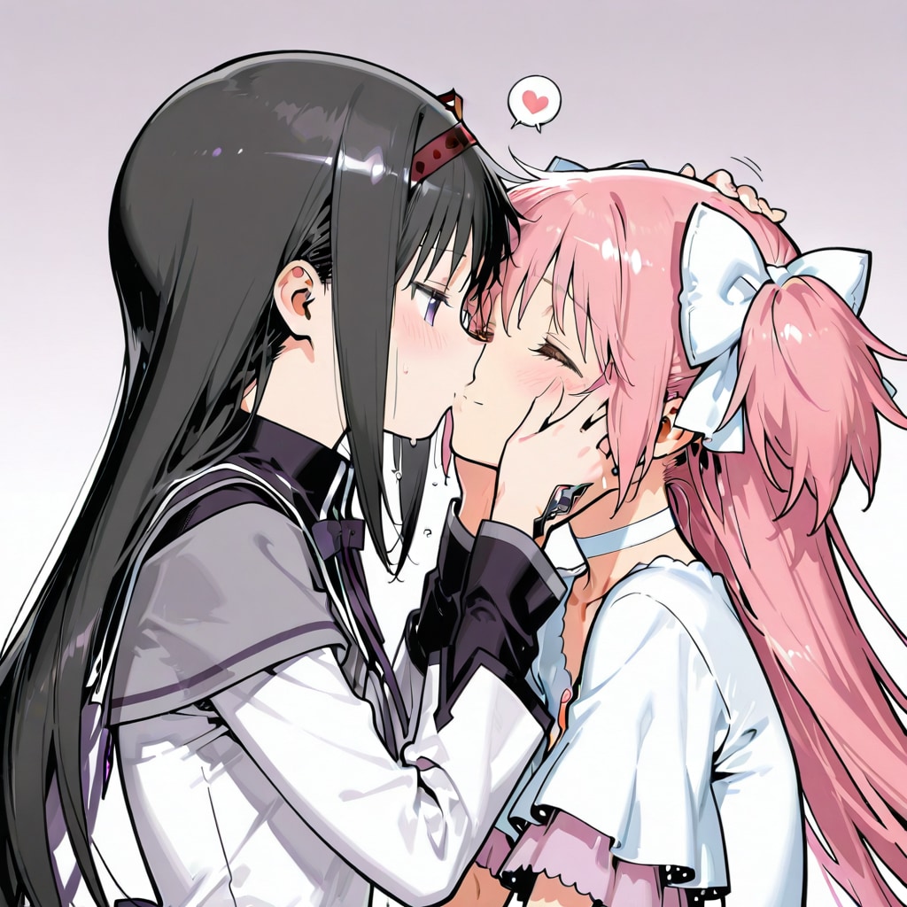 アルティメットまどか&暁美ほむら | の人気AIイラスト・グラビア