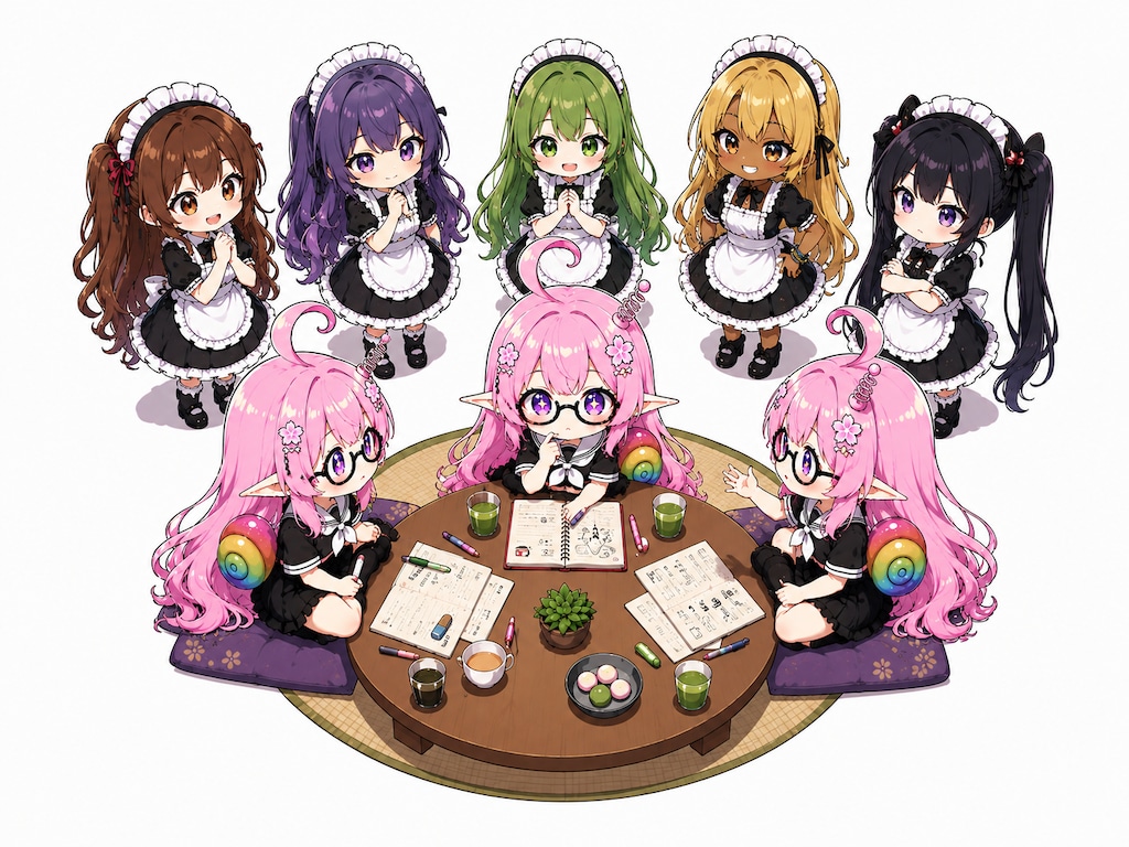【'26.08版】なくわ脳内会議 基本イラスト