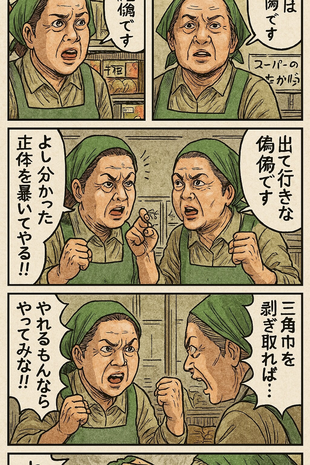 「お」ばちゃんの対処法