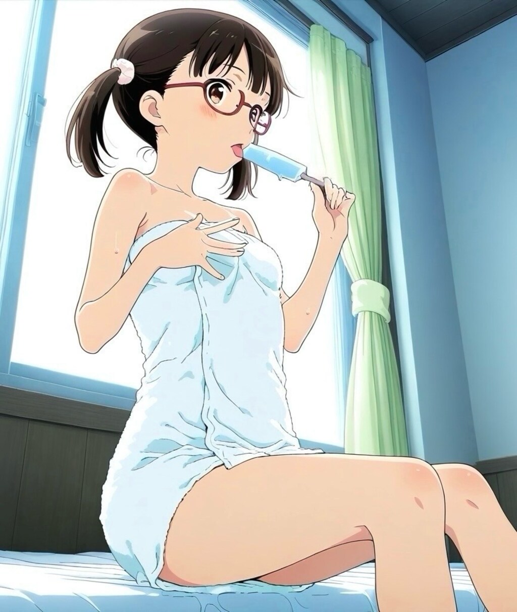 湯上がり×アイスキャンディー
