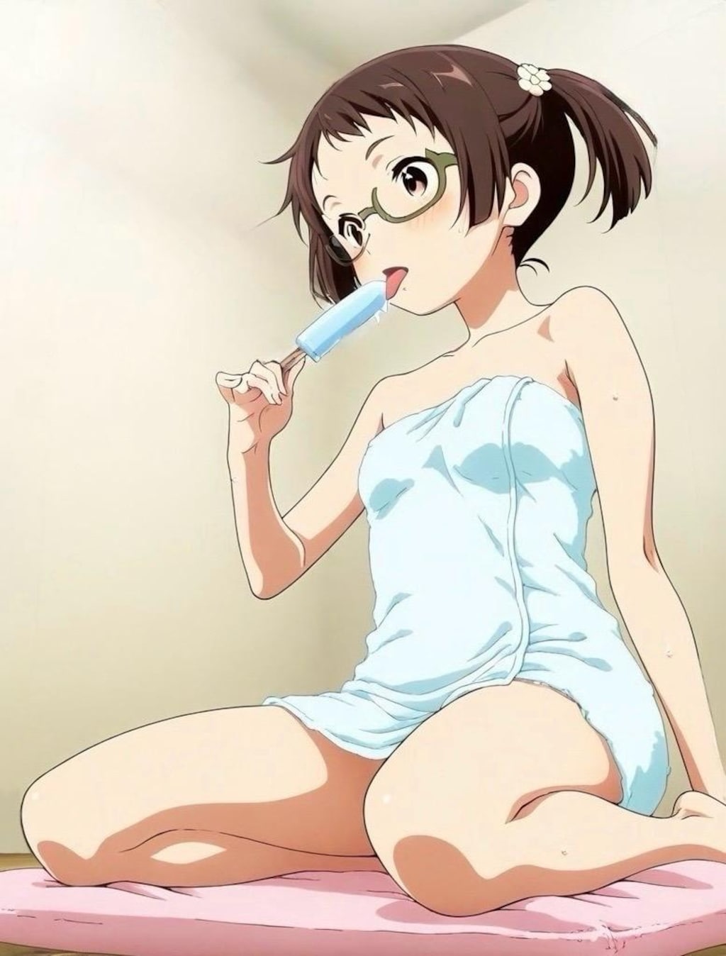 湯上がり×アイスキャンディー