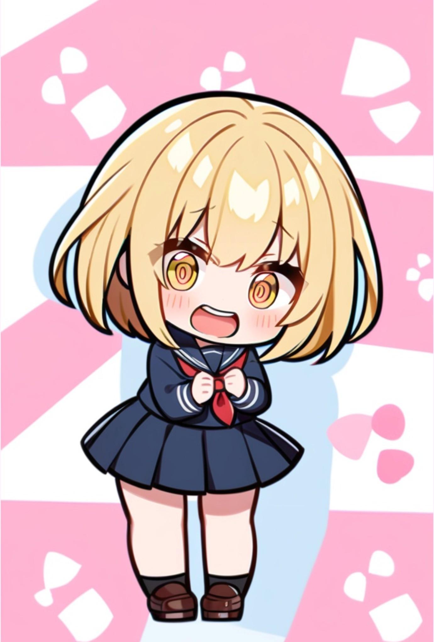 セーラ服の金髪ちゃん | の人気AIイラスト・グラビア