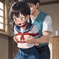 縛られてセーラー服の上から乳首を弄られる2 2枚目