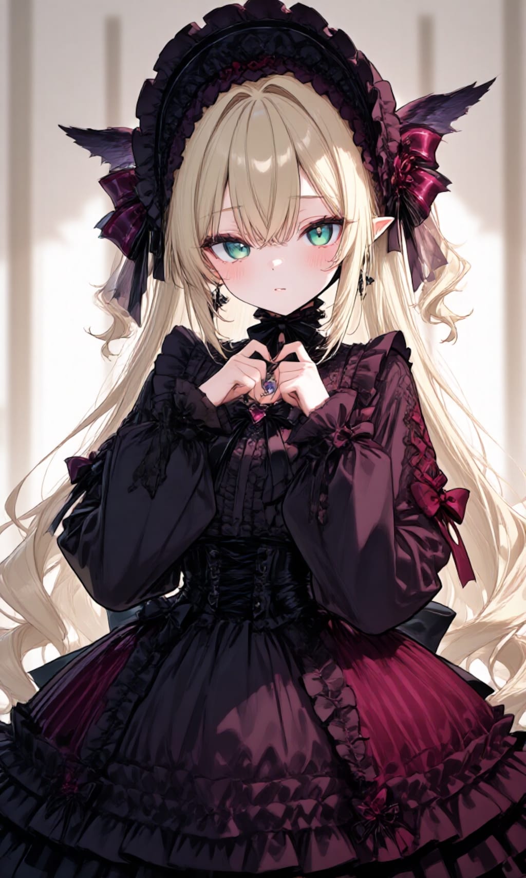 赤黒ゴシックドール