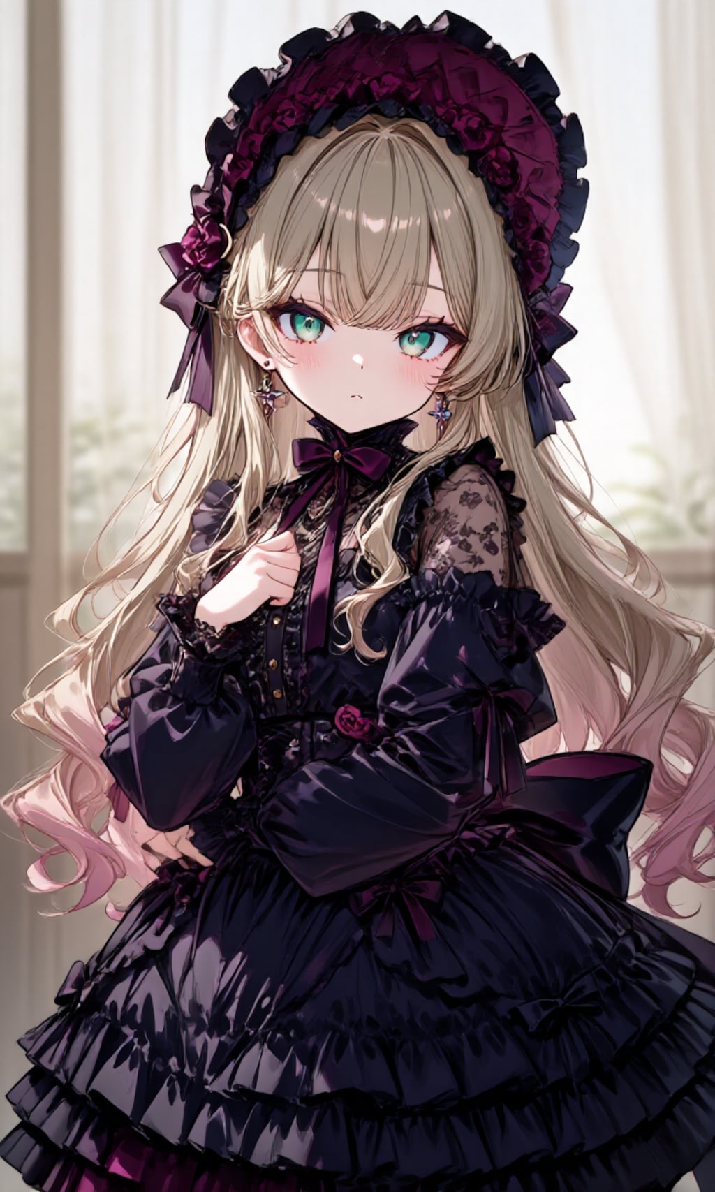 赤黒ゴシックドール