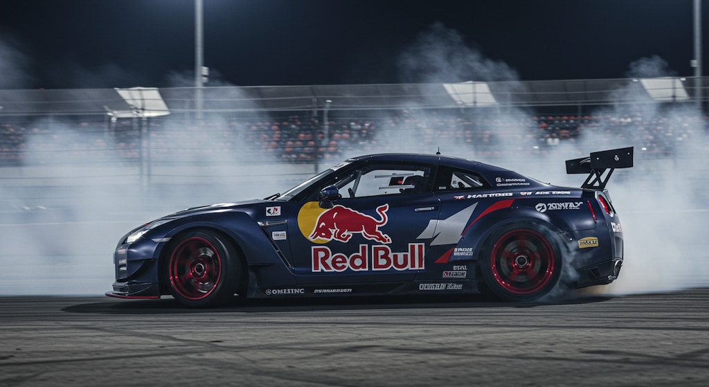 レッドブルGT-Rのドリ車