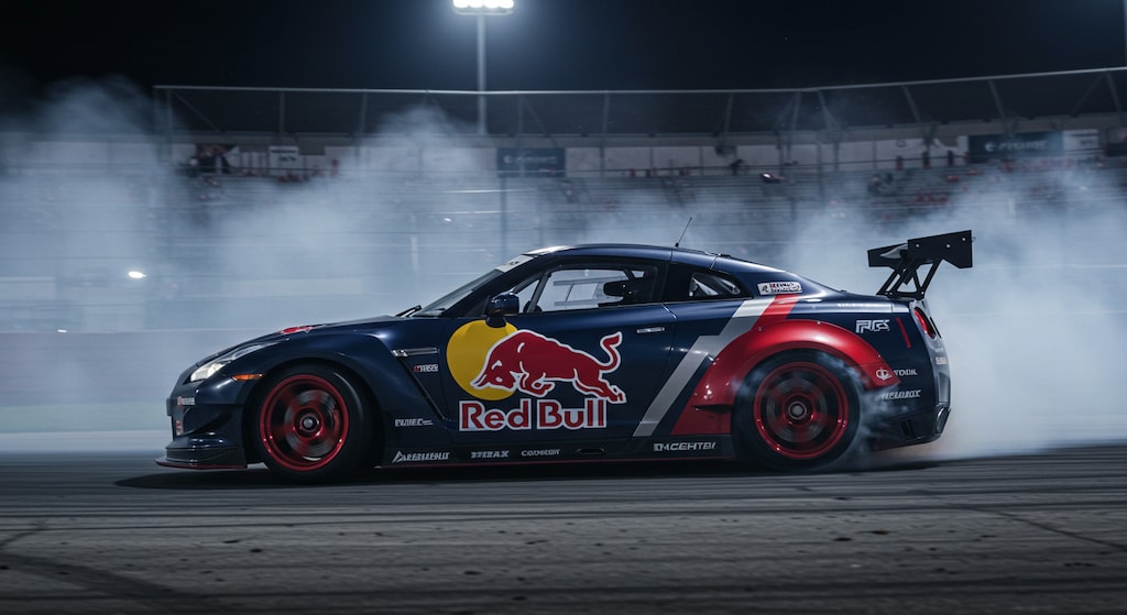 レッドブルGT-Rのドリ車