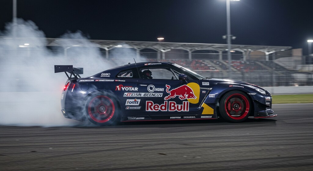 レッドブルGT-Rのドリ車