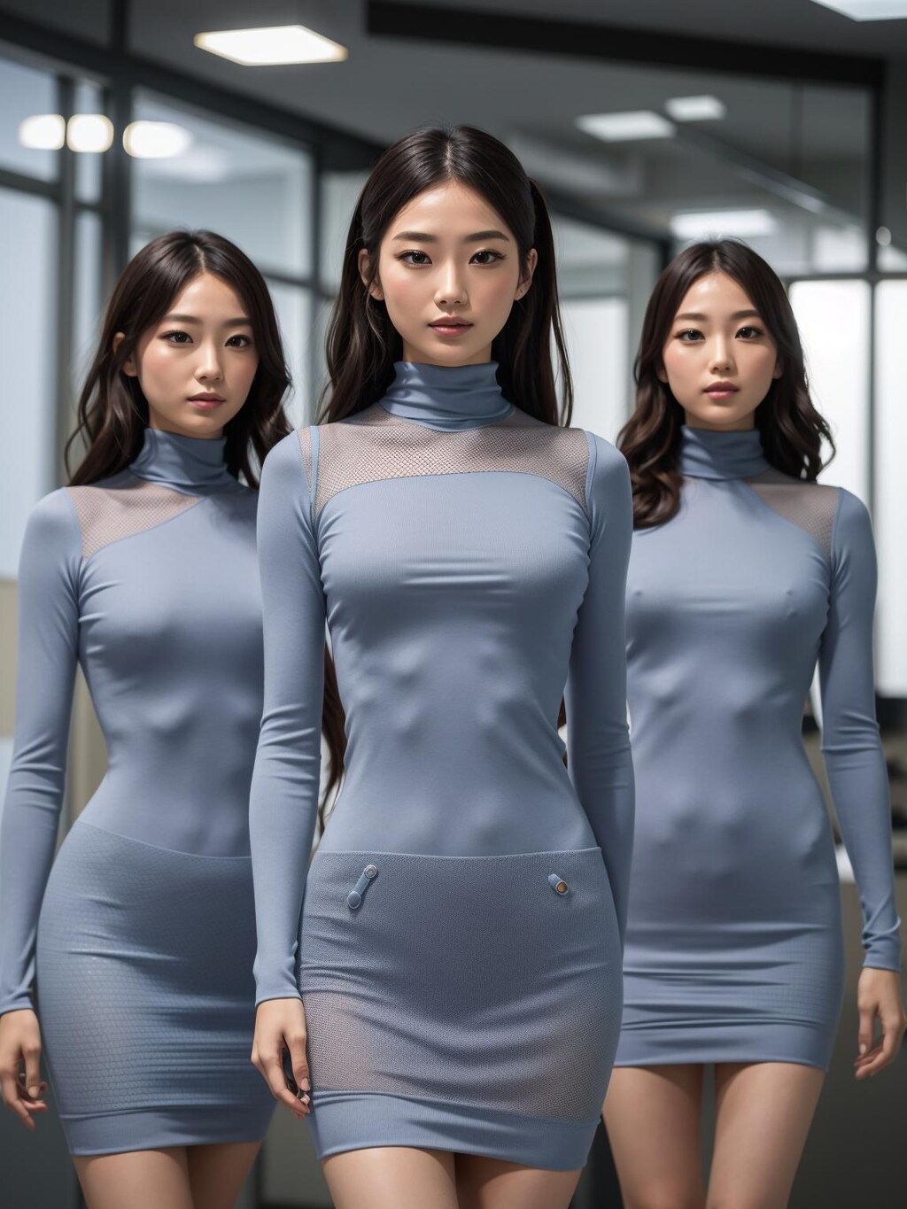 halterneck bodycon office ladies♫ 5