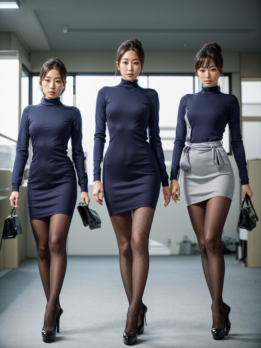 halterneck bodycon office ladies♫ 5