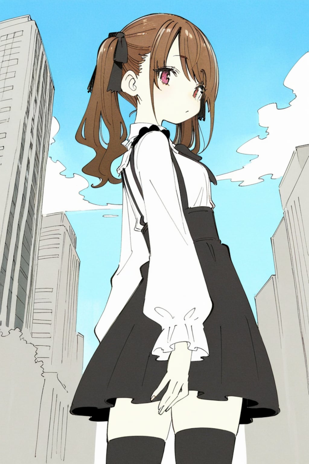 街を歩く量産型女子ちゃん