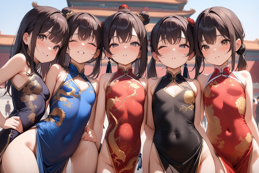 せくしーな中国娘たち