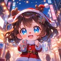 ちびサンタガールとクリスマスの夜 4枚目