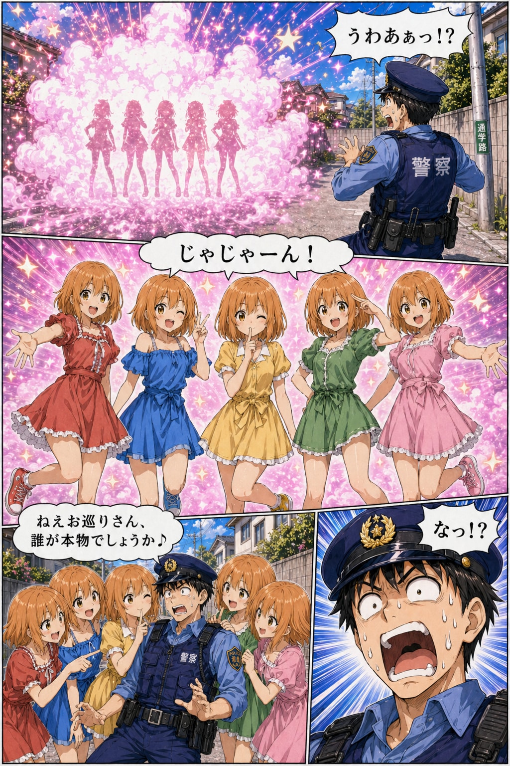 試作漫画 狐 vs 警官 v2