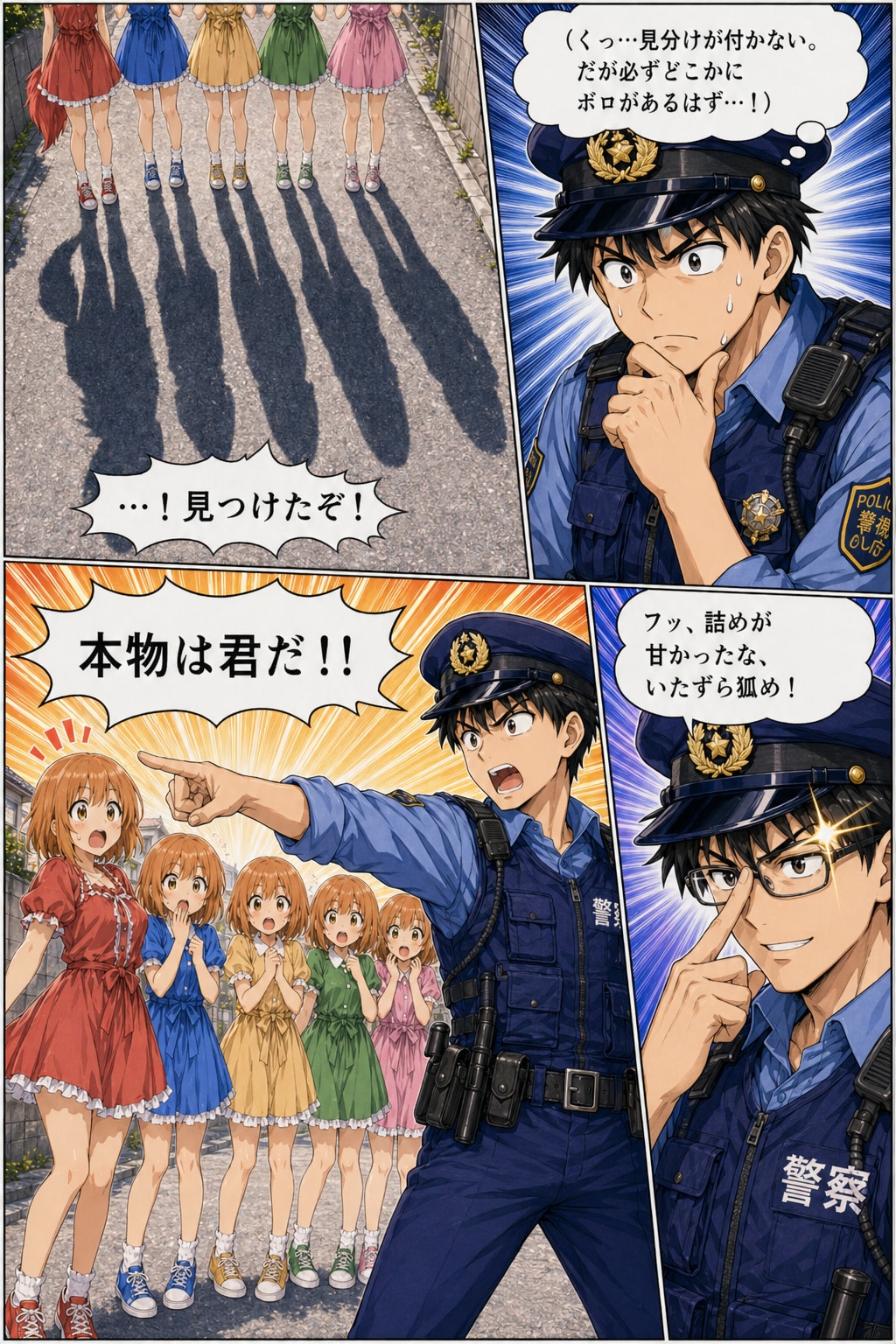 試作漫画 狐 vs 警官 v2