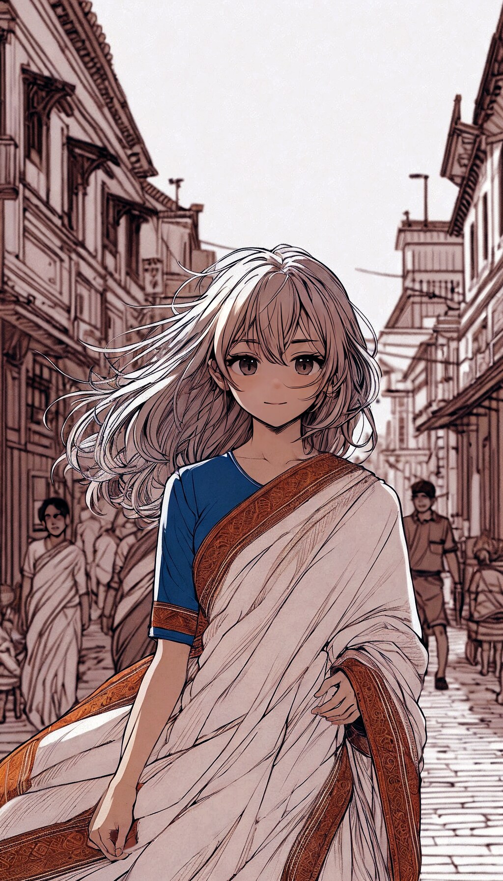 サリーの少女⑤