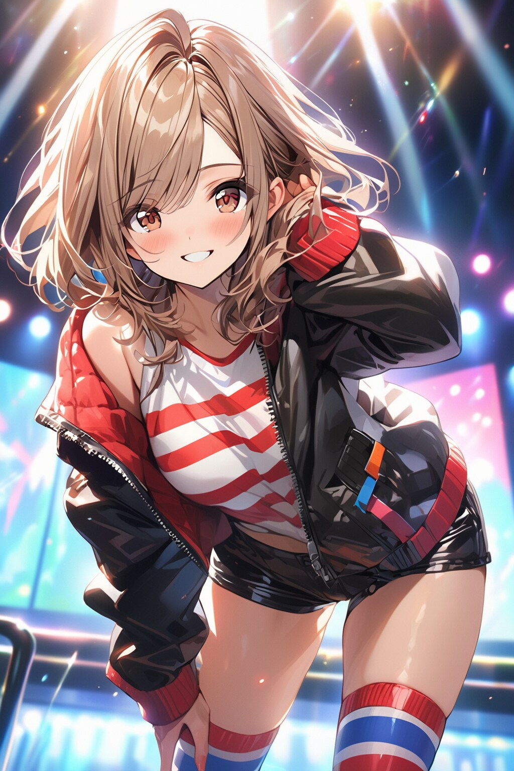 ロックな服装の女の子