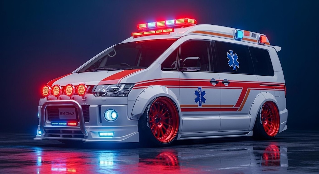 デリカ救急車のドリ車