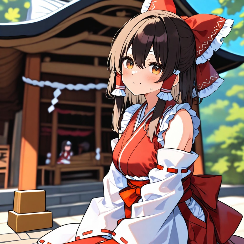 博麗霊夢 | の人気AIイラスト・グラビア